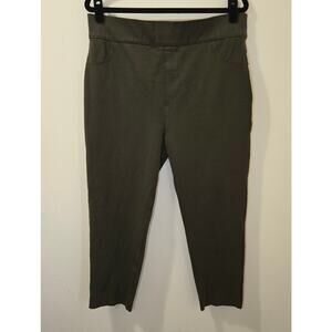 SPANX Ponte Ankle Leggings in Olive Green 2X